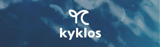 kyklos logo on a water background