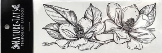 Nature tats temporary tatoo magnolia