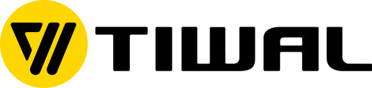 Tiwal logo yellow with black letters